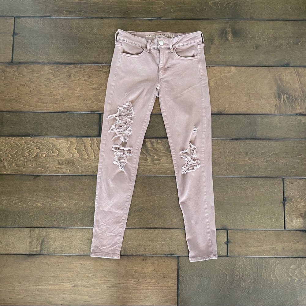 American Eagle Outfitters Dusty Purple Pants